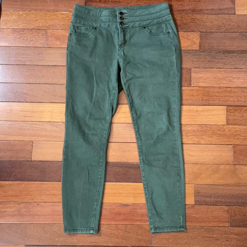 Dark Green Skinny Jeans